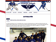 Tablet Screenshot of hockey.francais-volants.org