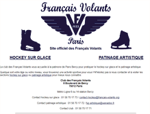 Tablet Screenshot of francais-volants.org